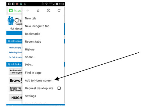 Screenshot of sick day app on Android