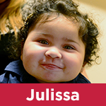 Julissa patient at the Herma Heart Institute within Children's Wisconsin