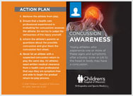 Image of Children's Wisconsin's concussion awareness guide