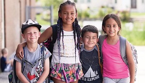 Group of young kids together