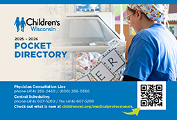 Children's Wisconsin 2025-26 pocket directory