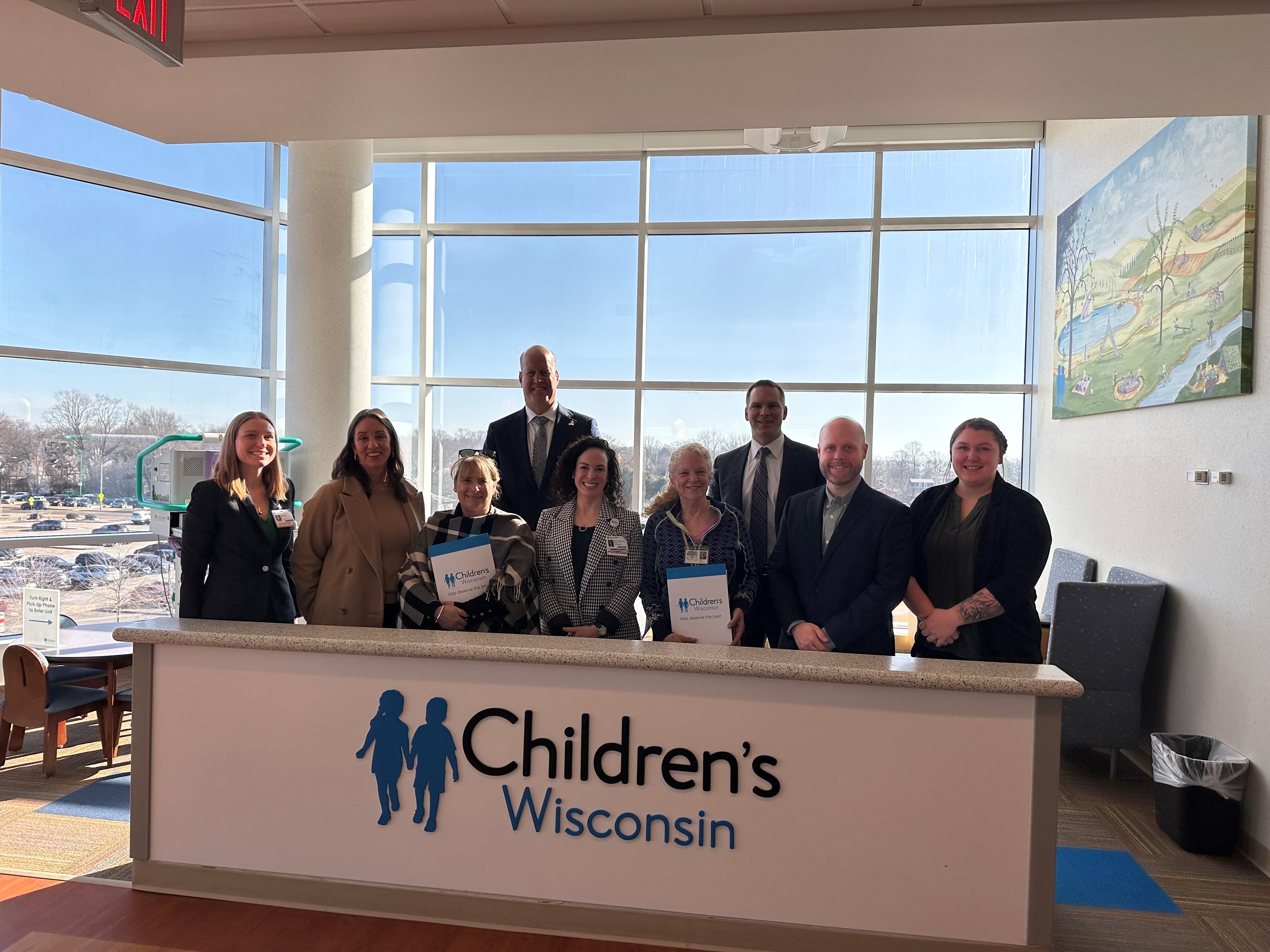 Fox Valley area lawmakers at Children's Wisconsin-Fox Valley hospital