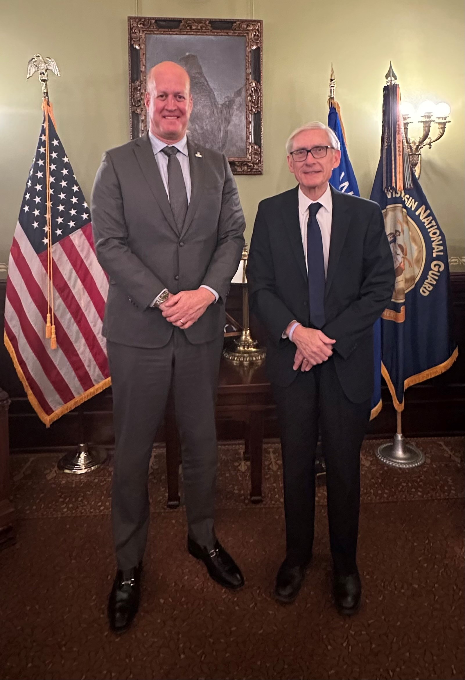 Governor Evers & Gil Peri