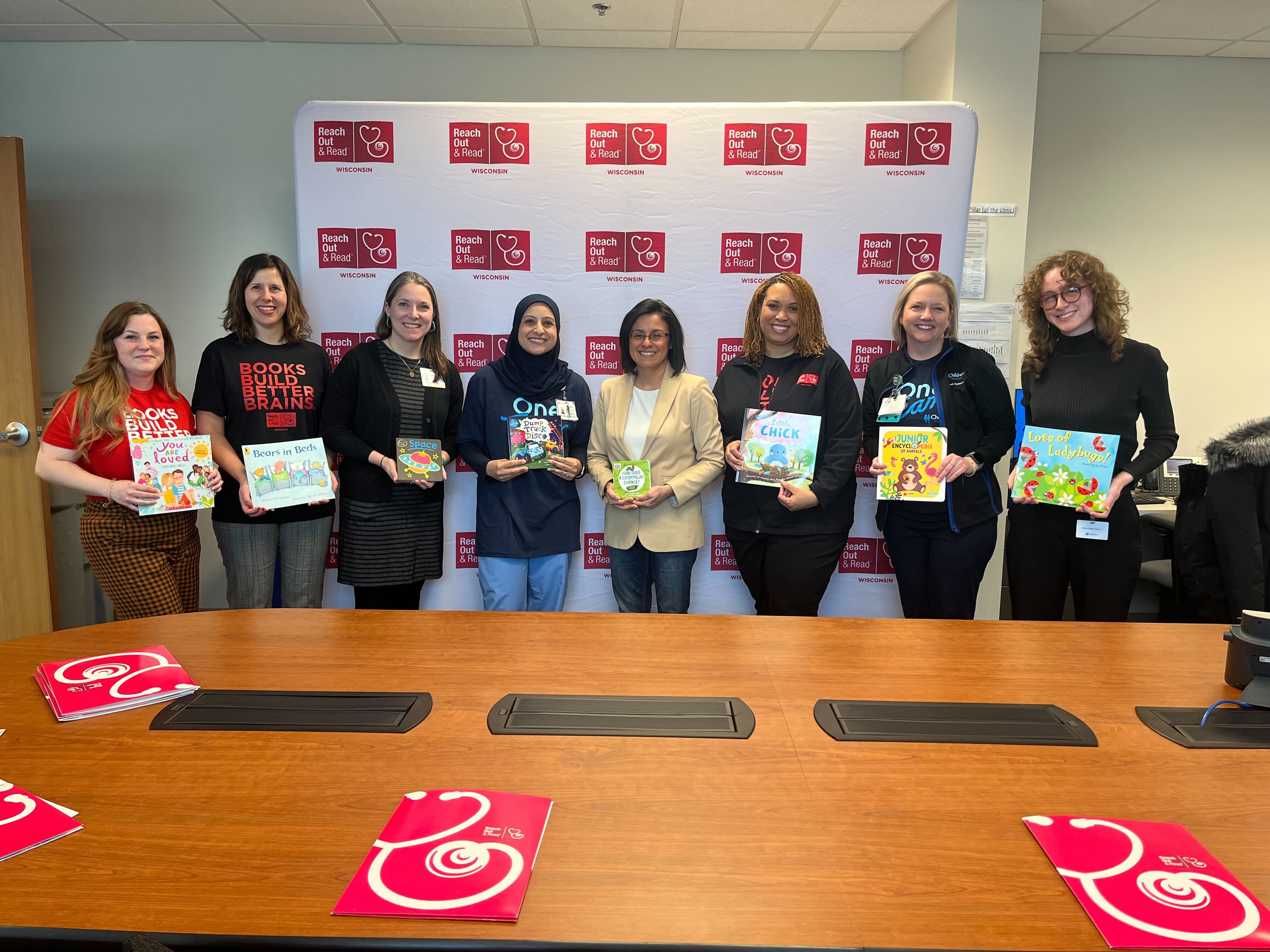 Rep. Rodriguez with Children's and Reach Out & Read staff