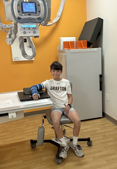 Jack broken arm Children's Wisconsin