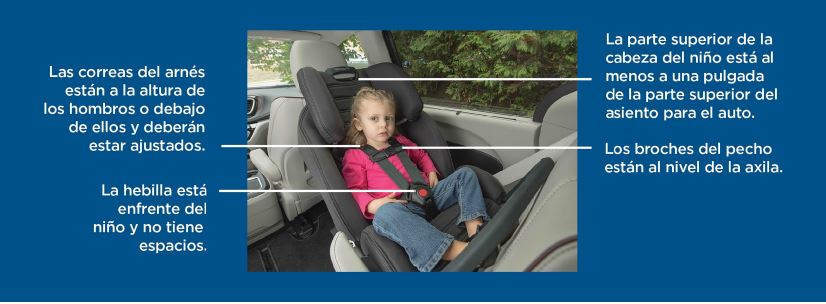 child in rear carseat