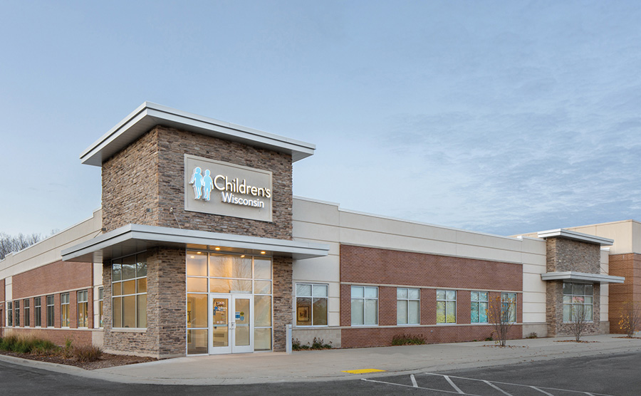 Exterior of Bluemound Pediatrics Primary Care Pediatric Health Center Office