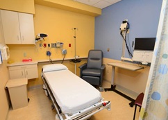 A general patient room photo of Children's Wisconsin Surgicenter located in Milwaukee.
