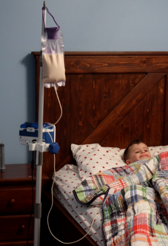 continuous tube feeding change bag