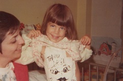 Jenni Sego in 1975 following her heart surgery at Children’s Wisconsin