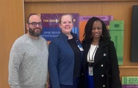 Alderwoman Moore with Dr. Levas & Dr. Drendel