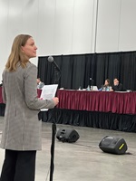 Aly Capp at Joint Finance Committee hearing