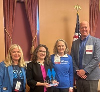 Dane County Executive Agard with Children's Champion Award