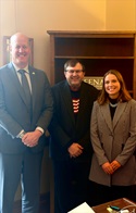 Representative Kaufert with Gil Peri & Aly Capp