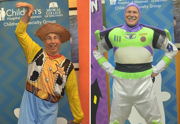 Men in costumes