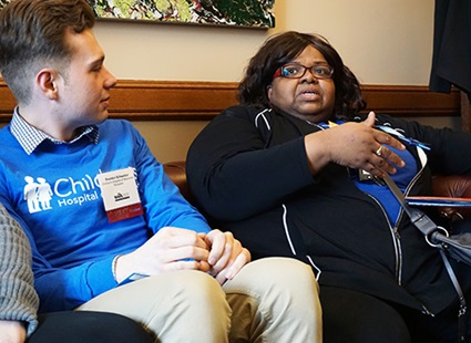 Veronica at WHA Advocacy Day