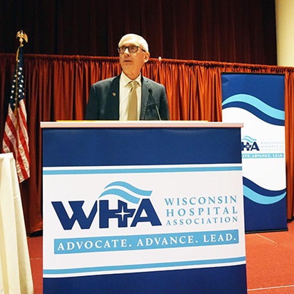 Governor Tony Evers at WHA Advocacy Day