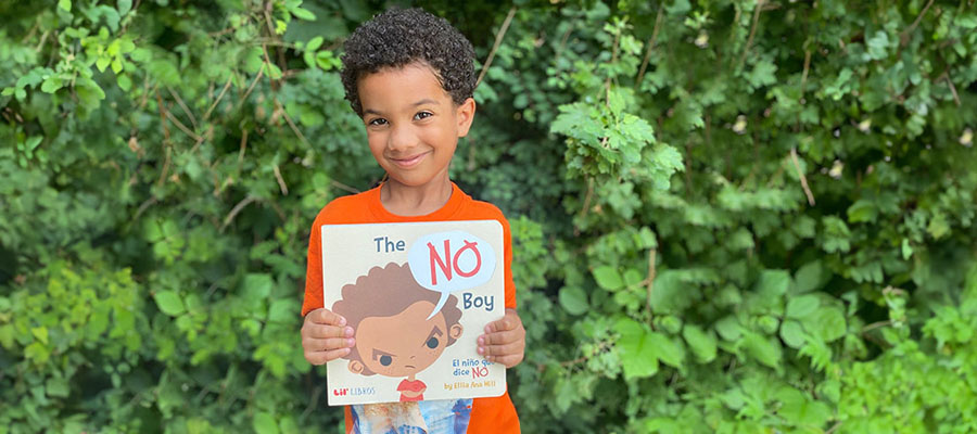 The No Boy (El niño que dice NO) by Ellia Ana Hill  Children's Wisconsin healthy start