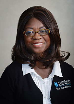 Promise Dzakpasu, MD, pediatrician, Children's Wisconsin River Glen Pediatrics 
