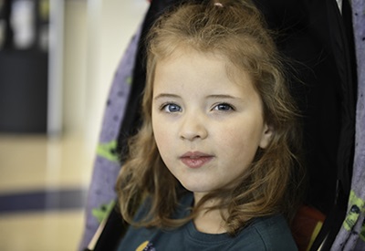 Ava and Nova bonded over retinoblastoma MACC Fund Center for Cancer and Blood Disorders at Children's Wisconsin