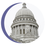 A capitol building