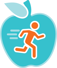 Nutrition and physical activity icon