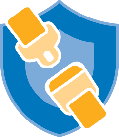 Safety and injury prevention icon