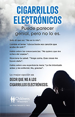 Image of Vaping: It may seem cool, but it's not poster in Spanish