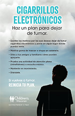 Image of Vaping: Make a plan to quit poster in Spanish