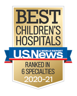 Ranked among the nations best in many pediatric specialties.