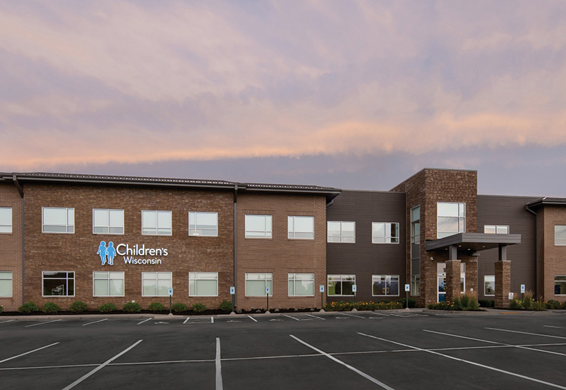 Exterior of North Shore Pediatrics Primary Care Health Office in Mequon